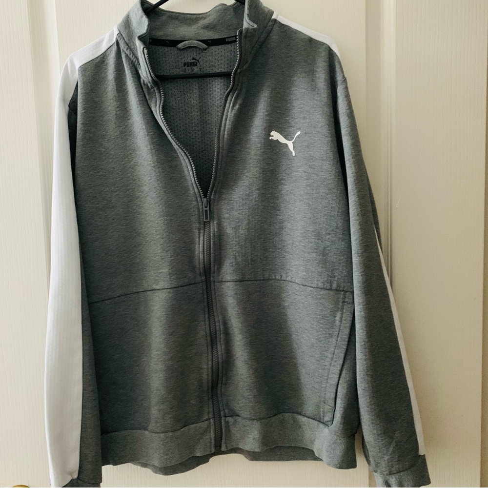 Puma Fleece Track Jacket Full-Zip Sz XL